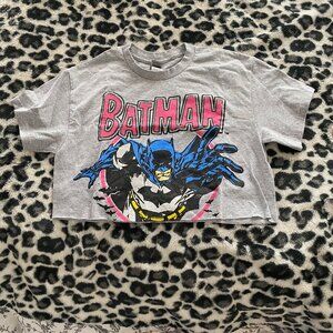 batman graphic t crop top